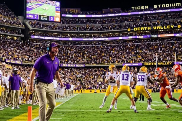 Lane Kiffin LSU debut